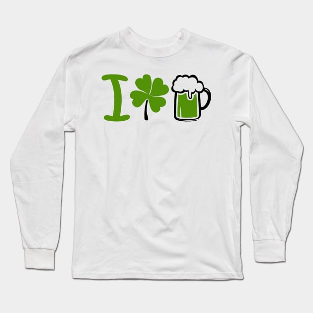 Funny St. Patricks T-shirt Long Sleeve T-Shirt by KsuAnn